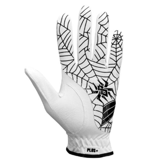 Men Women Golf Gloves Left Hand Non-Slip Silicone Spiderweb Plus Black