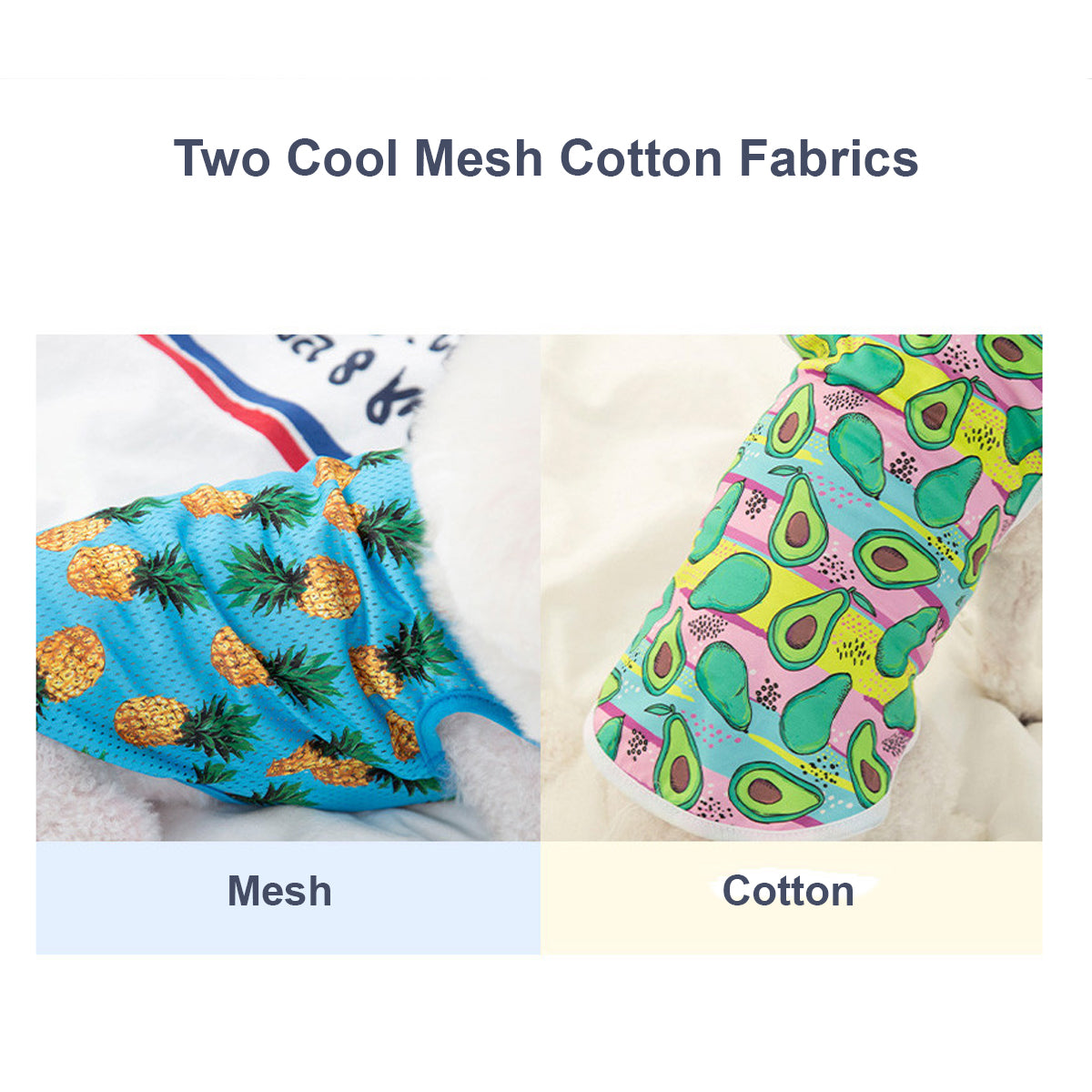 Good Day Summer Nashi Collection Dog Shirt Puppy Breathable Clothes, 5 Set (Send Randomly)