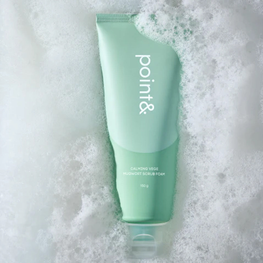 POINT Calming Vege Mugwort Scrub Foam