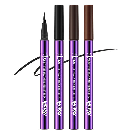 Brush Pen Bite The Bit Pen Eyeliner Flex 3 Colors 0.6g / Pen Eyeliner / Water Proof Ink