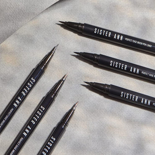 Perfect Edge Brush Pen Liner / Pen Eyeliner (Edge Black)