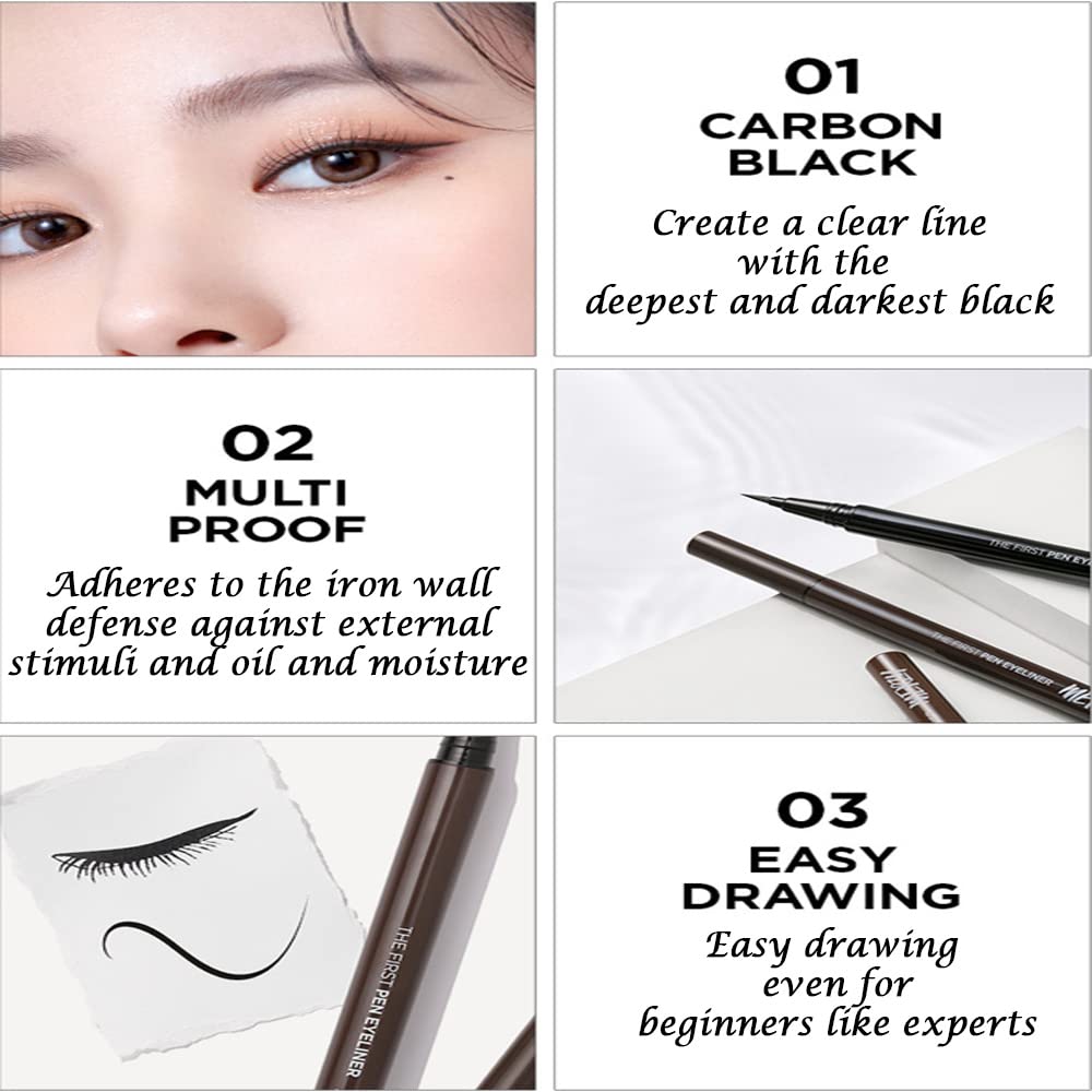Merge The First Pen Eyeliner Without Smearing 0.12mm