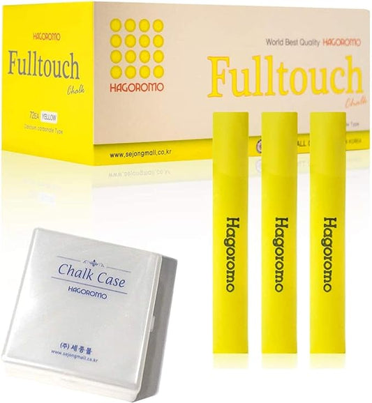 Hagoromo Fulltouch Chalk 72pcs + Chalk Case (Yellow + case)