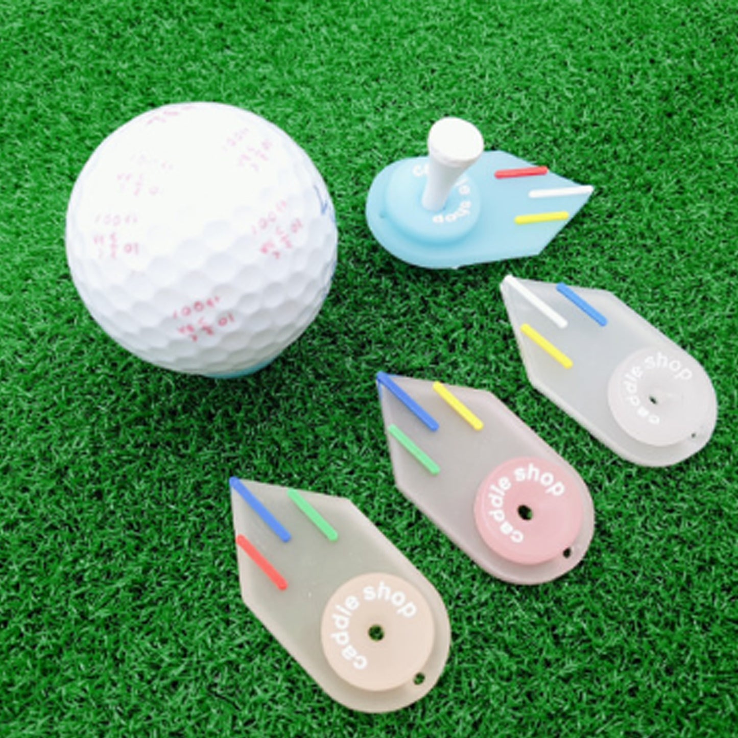 4 Types of Luminous Multi-Ring Golf Tee Holders Golf Accessories Set