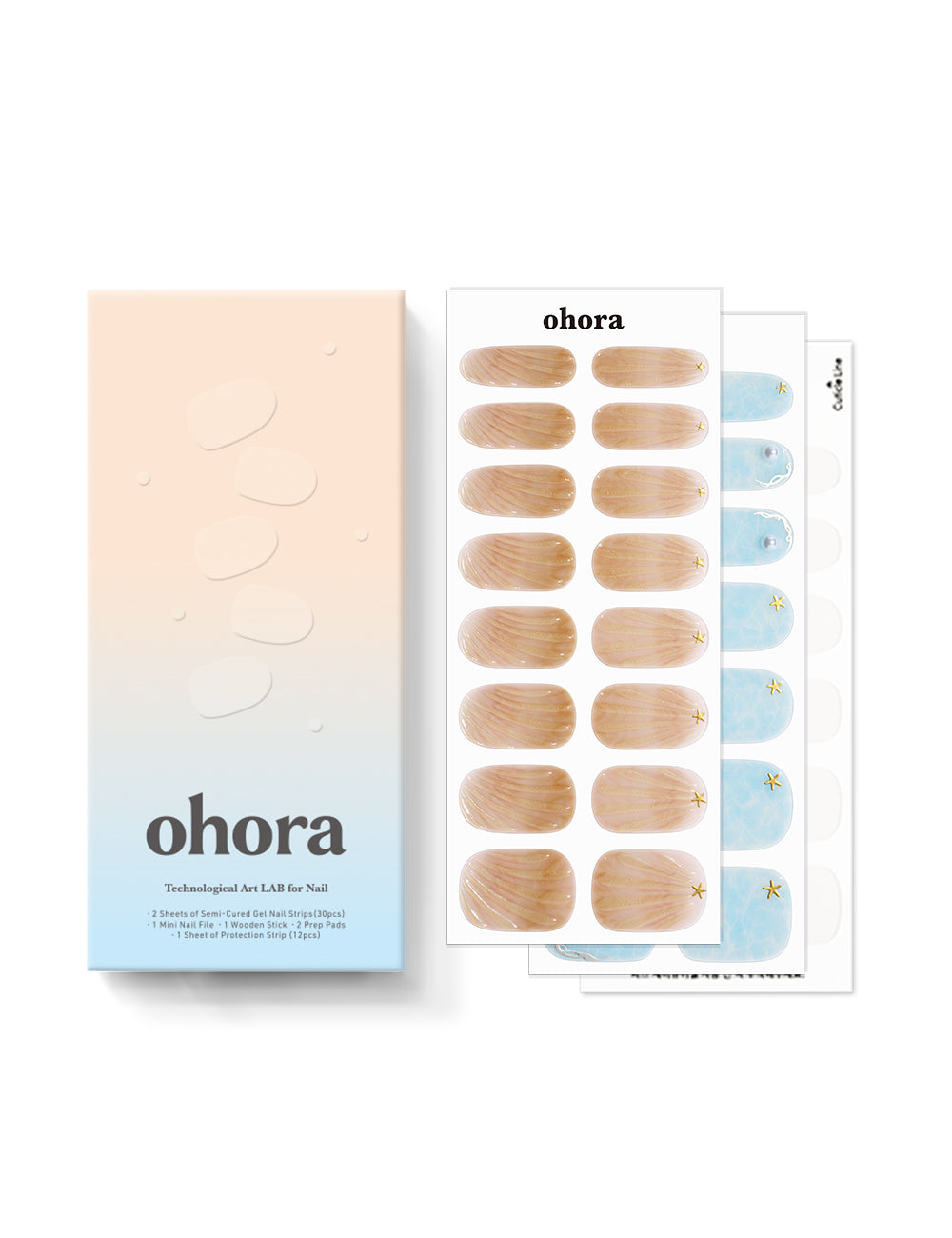Ohora sticker Blue East Ocean Nail
