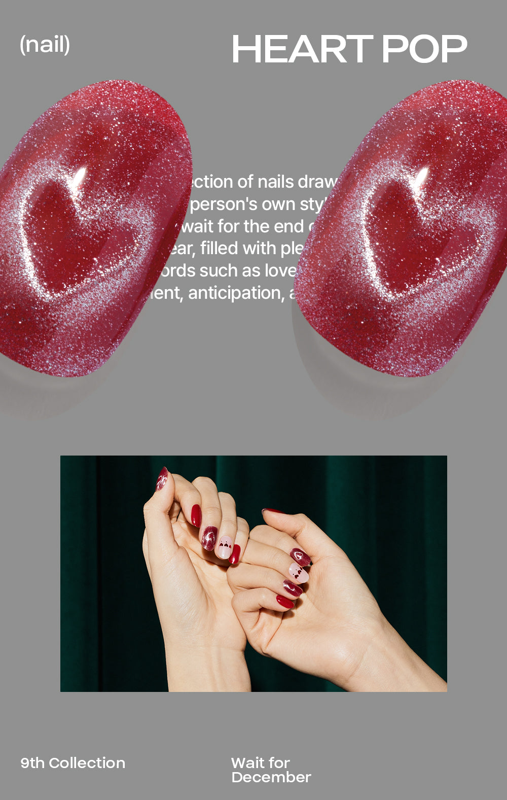 Ohora sticker N Heart Pop Nails