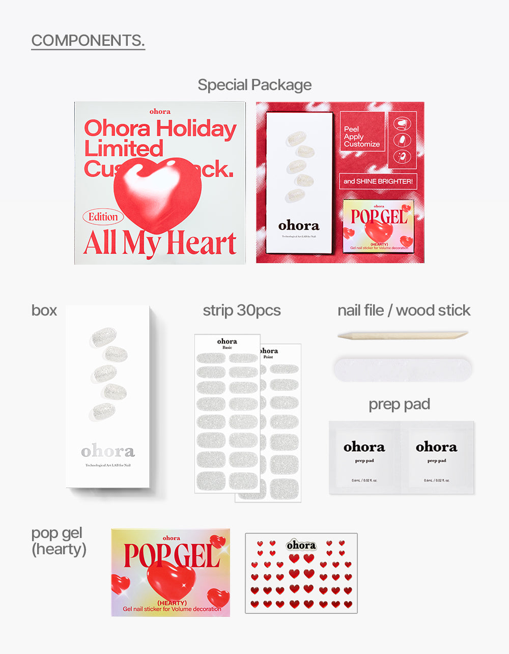 Ohora sticker N All My Heart Set