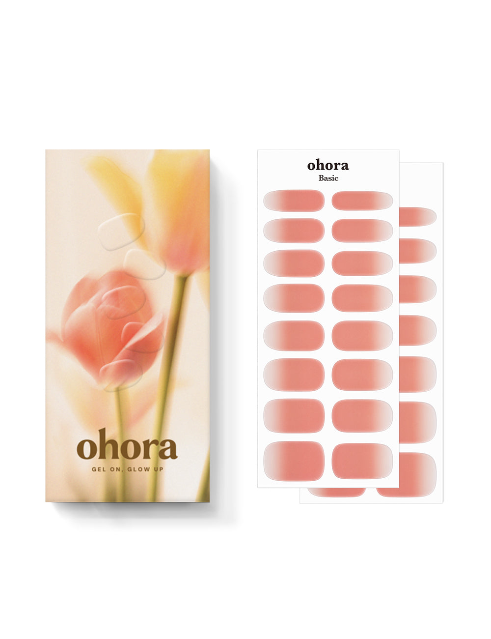 Ohora sticker N Apricot Sorbet Nail