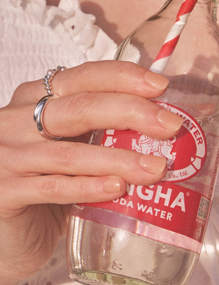 Ohora sticker N Bear Milk Tea Nail