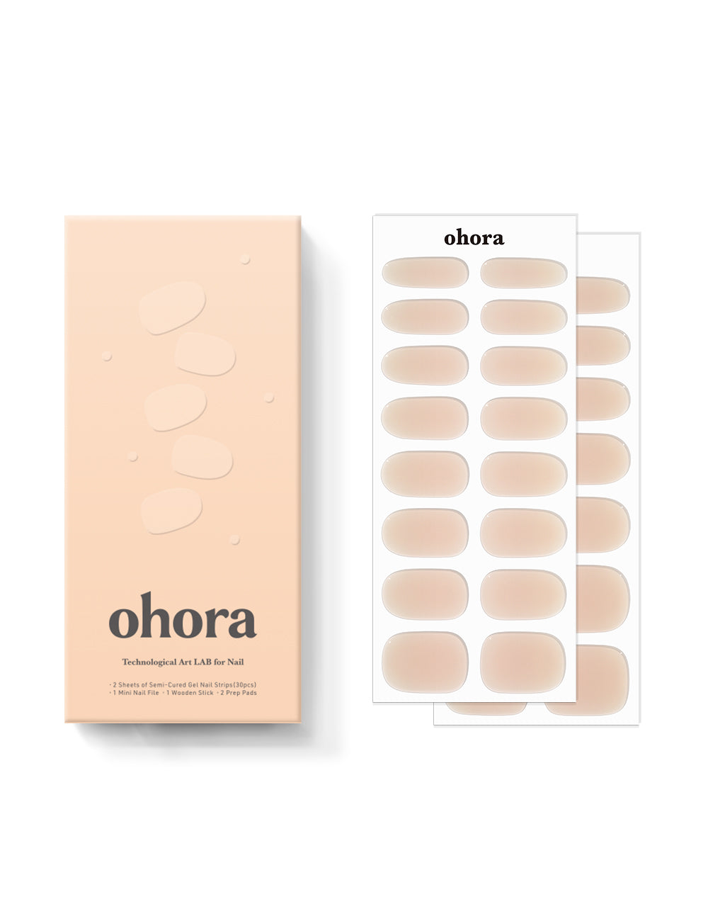 Ohora sticker N Bear Milk Tea Nail