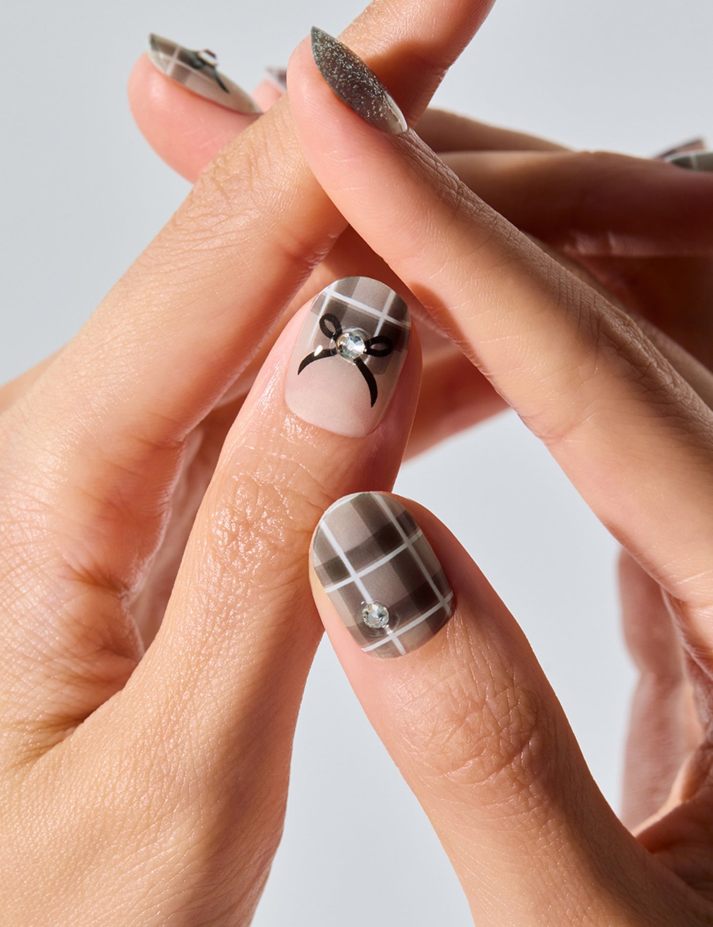 Ohora sticker N Check Noir Nail