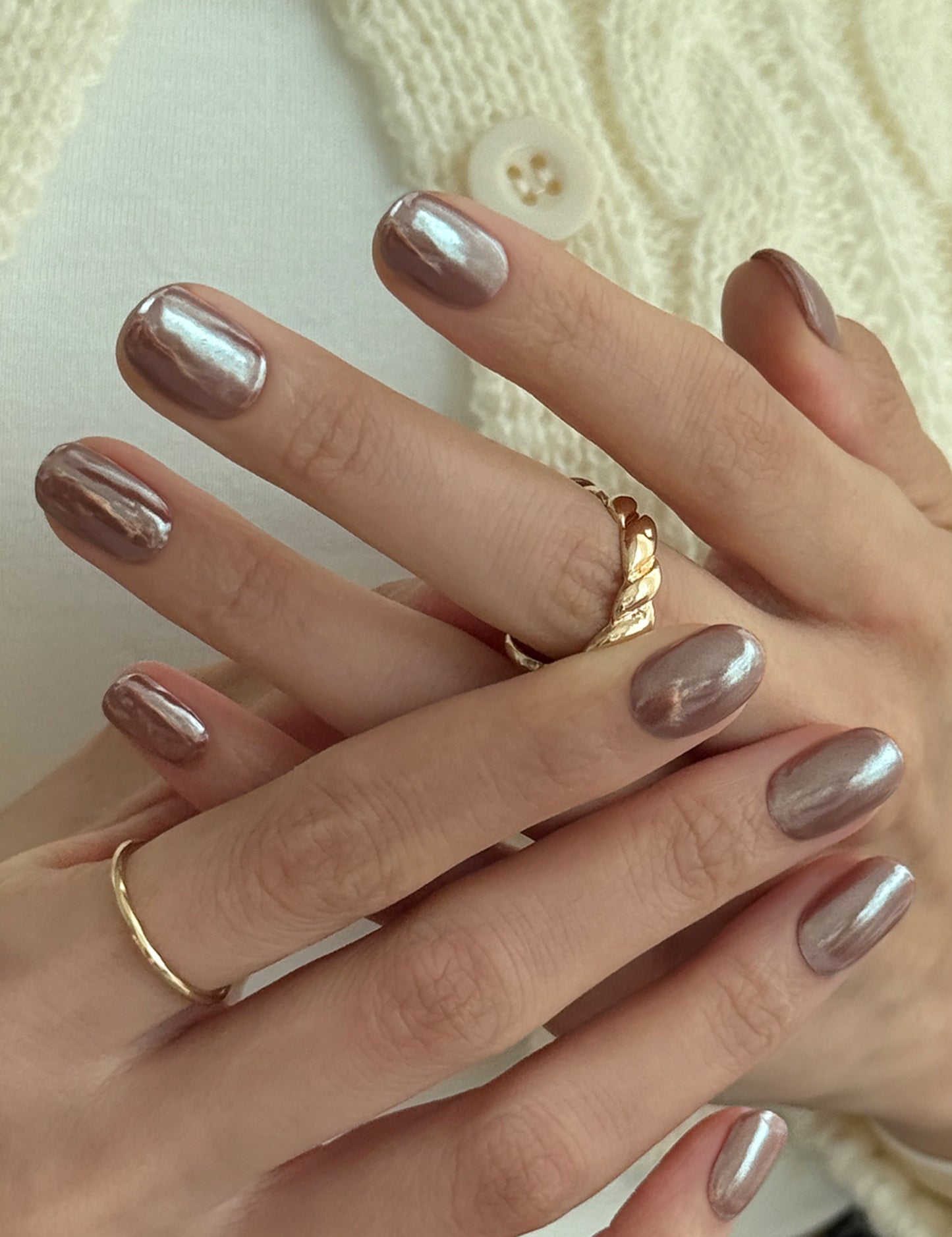 Ohora sticker N Chocolate Chrome Nails