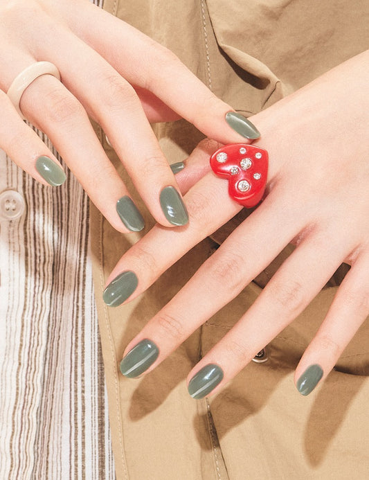 Ohora sticker N Cream Leaf Nail