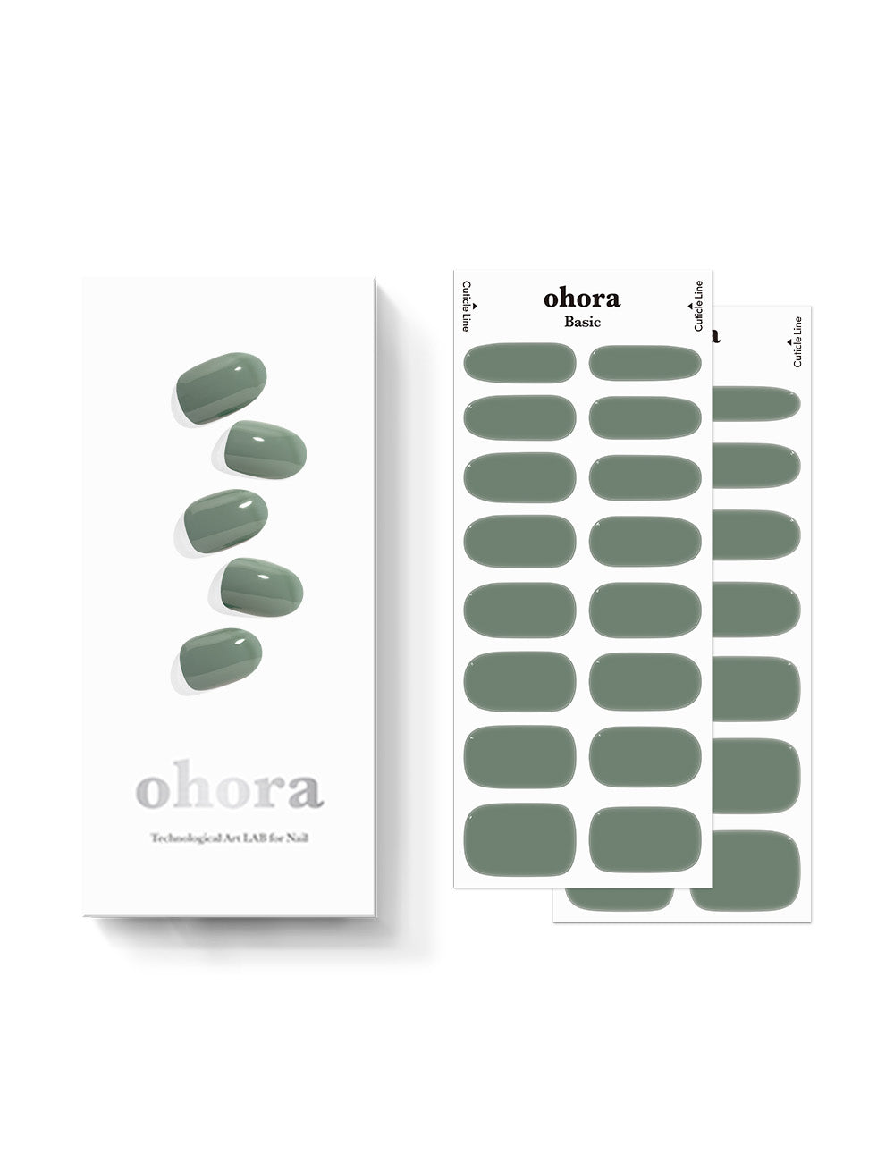 Ohora sticker N Cream Leaf Nail