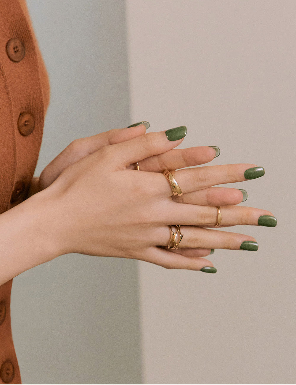 Ohora sticker N Cream Moss Nail