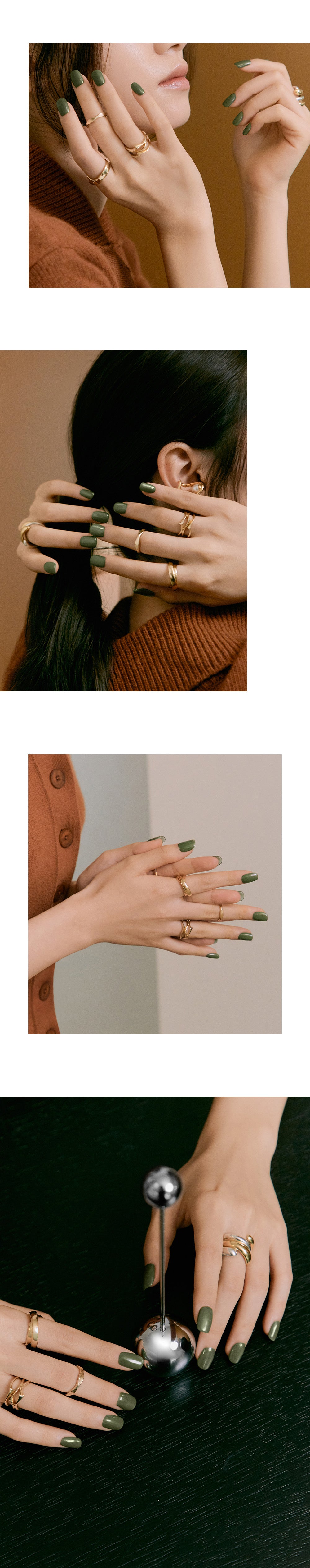 Ohora sticker N Cream Moss Nail