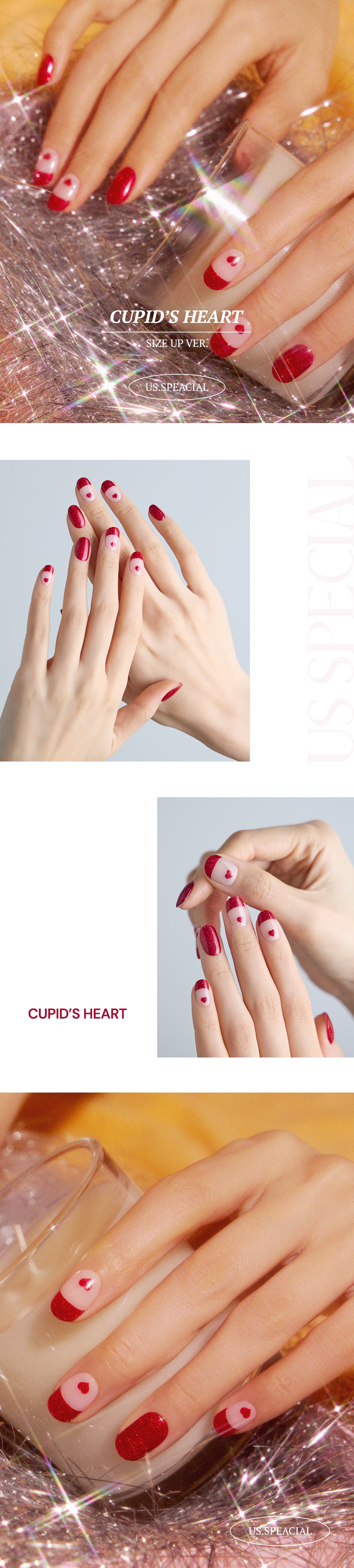 Ohora sticker N Cupid Heart Nails