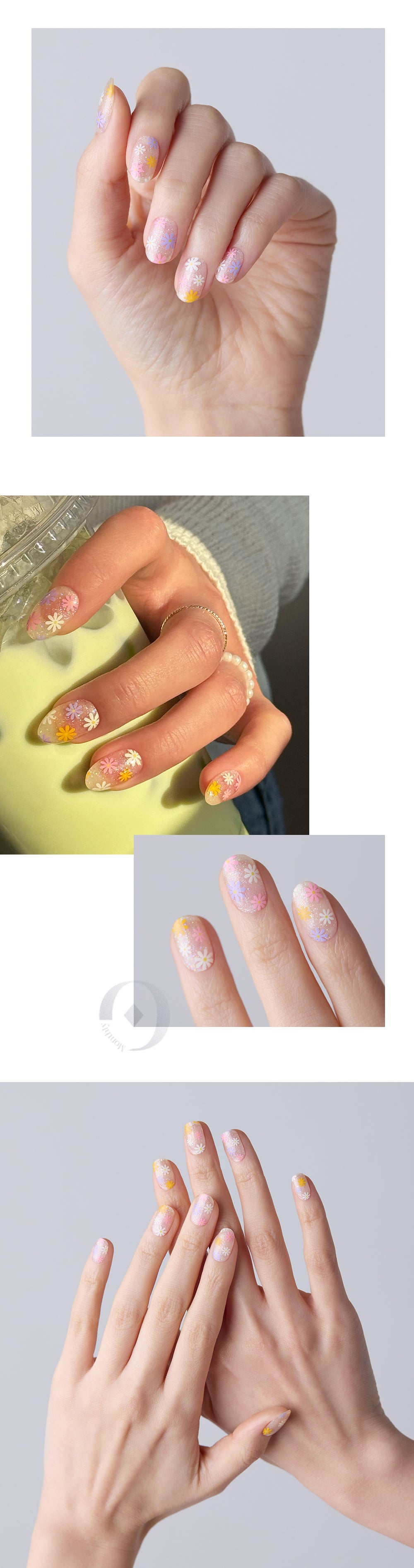 Ohora sticker N Daisy Disco Nails
