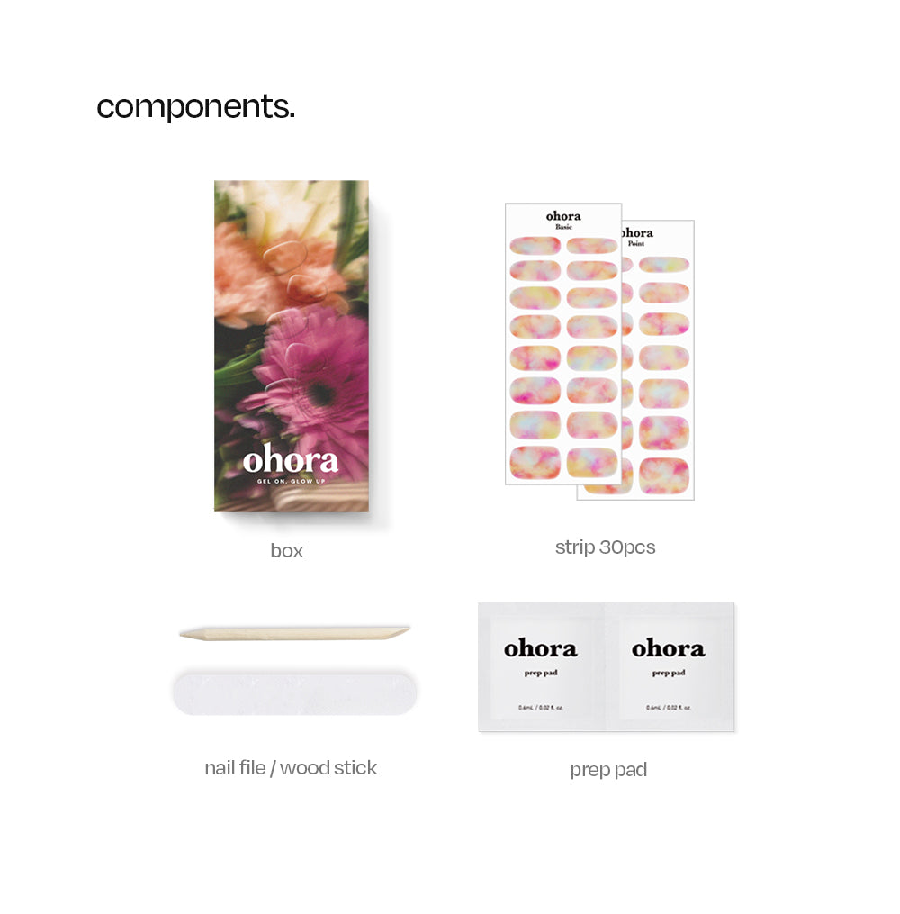 Ohora sticker N Floral Fantasy Nails