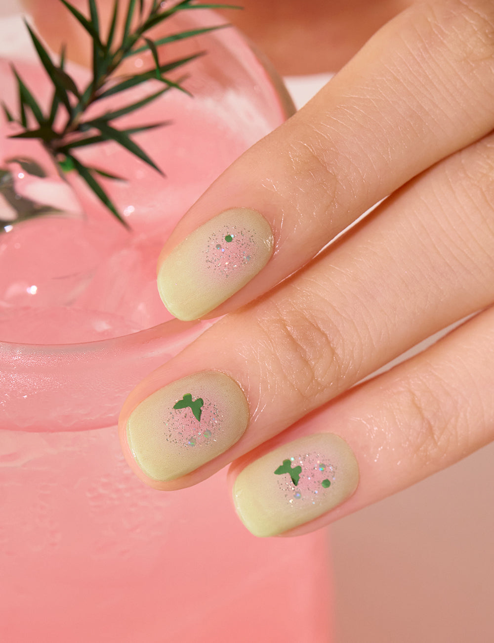 Ohora sticker N Guava Glint Nails