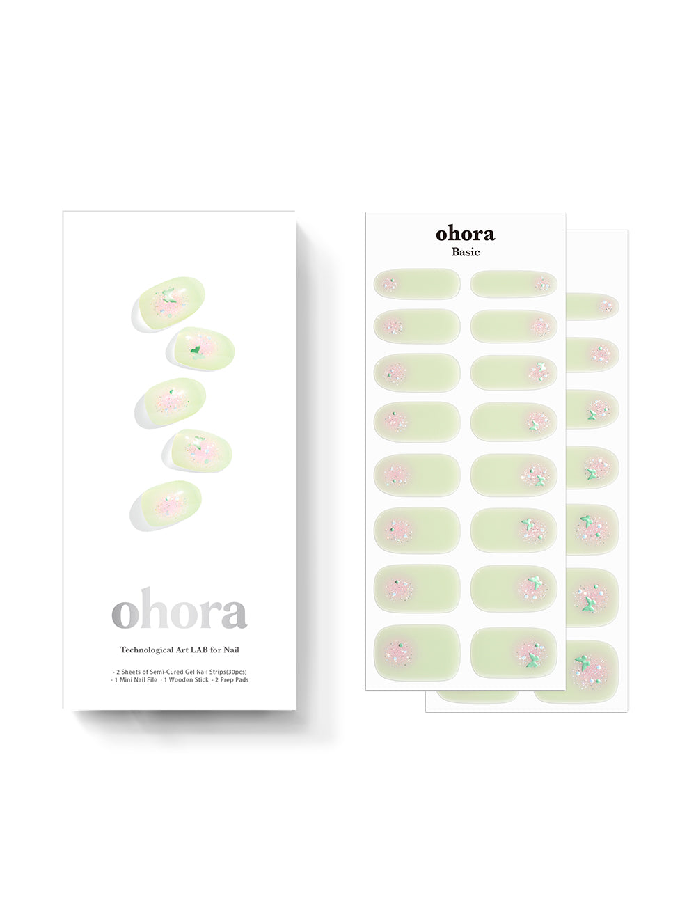 Ohora sticker N Guava Glint Nails