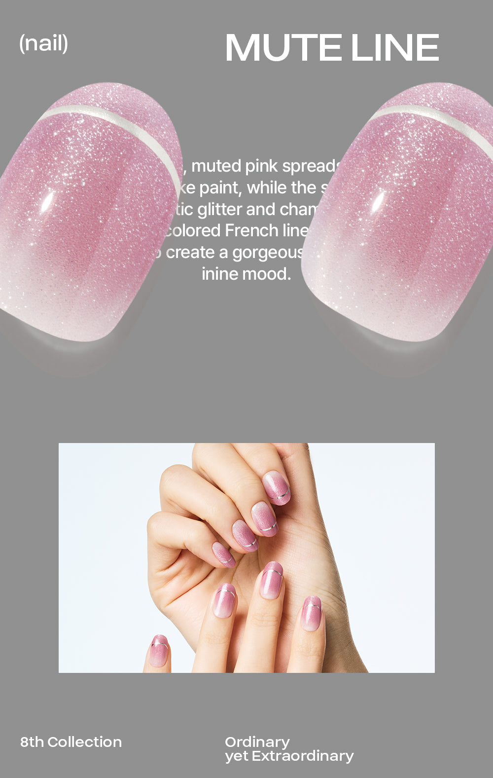 Ohora sticker N Mute Line Nail