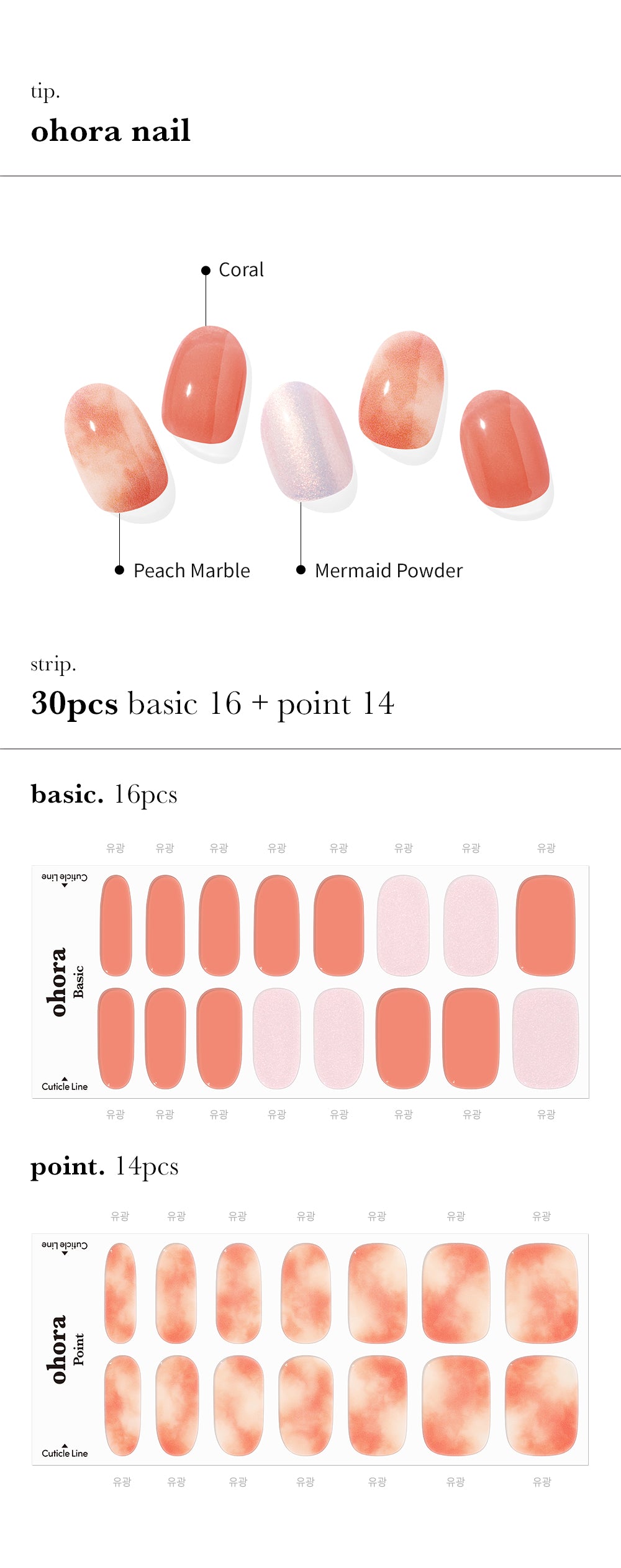 Ohora sticker N Peachia Nail