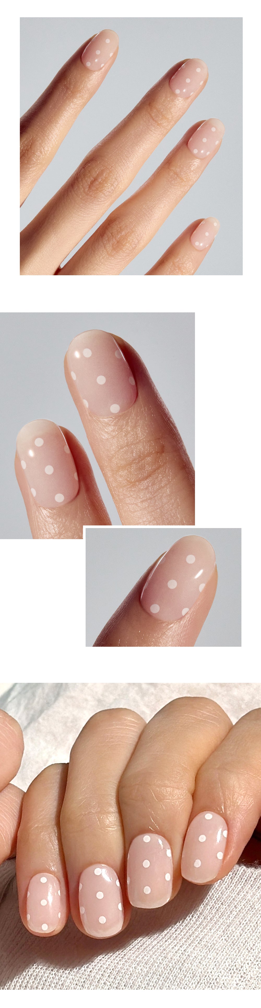 Ohora sticker N Polka Blanc Nails