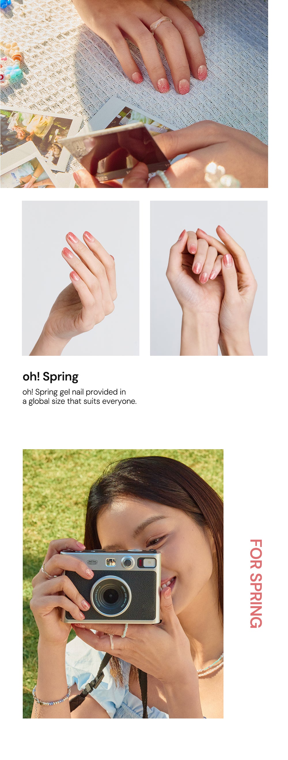 ohora sticker N Rose Shower Nails