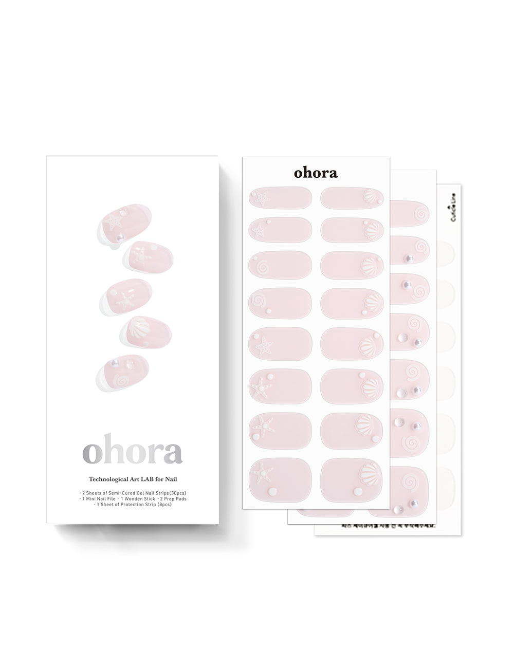 Ohora sticker N Seashell Love Nail