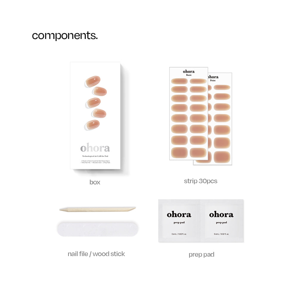 Ohora sticker N Sienna Veil Nails