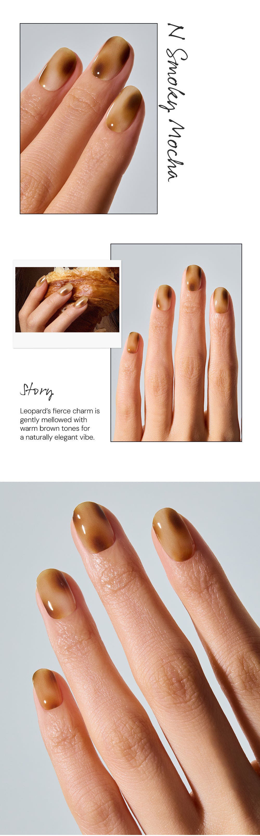 Ohora sticker N Smoky Mocha Nails