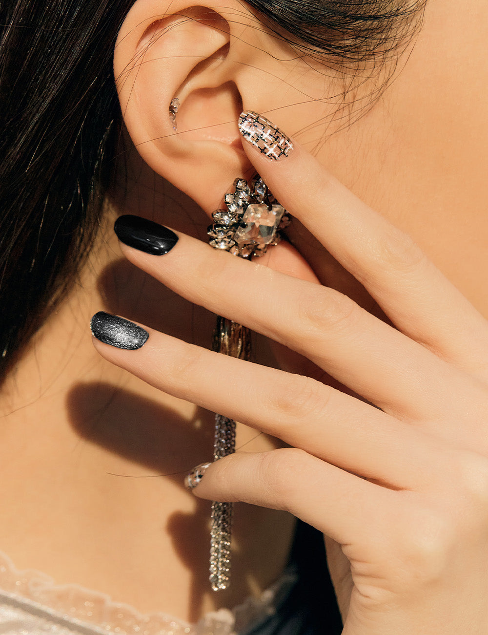 Ohora sticker N Tweed Jacket Nail