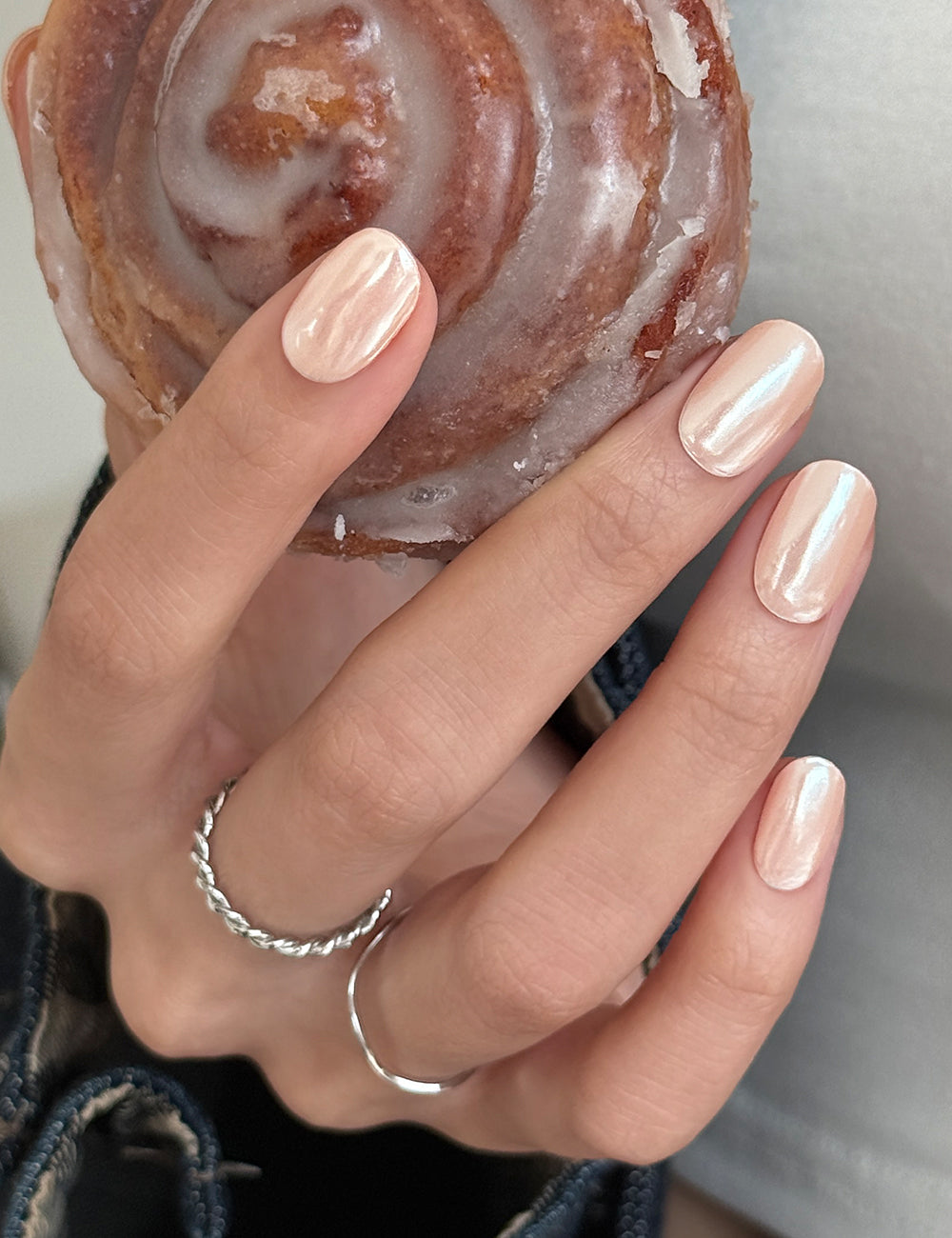 Ohora sticker N Vanilla Chrome Nails
