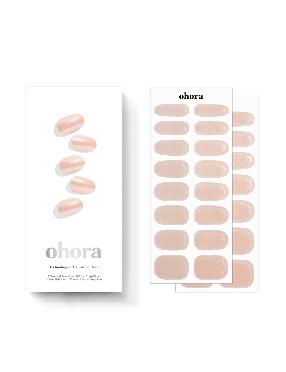 Ohora sticker N Vanilla Chrome Nails
