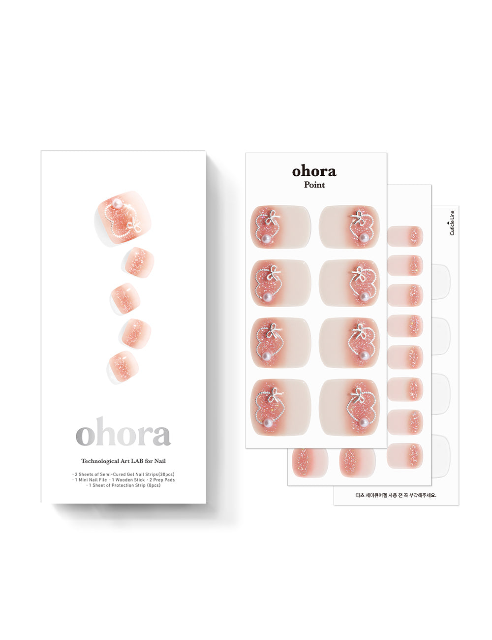 Ohora sticker P Heart Link Pedi