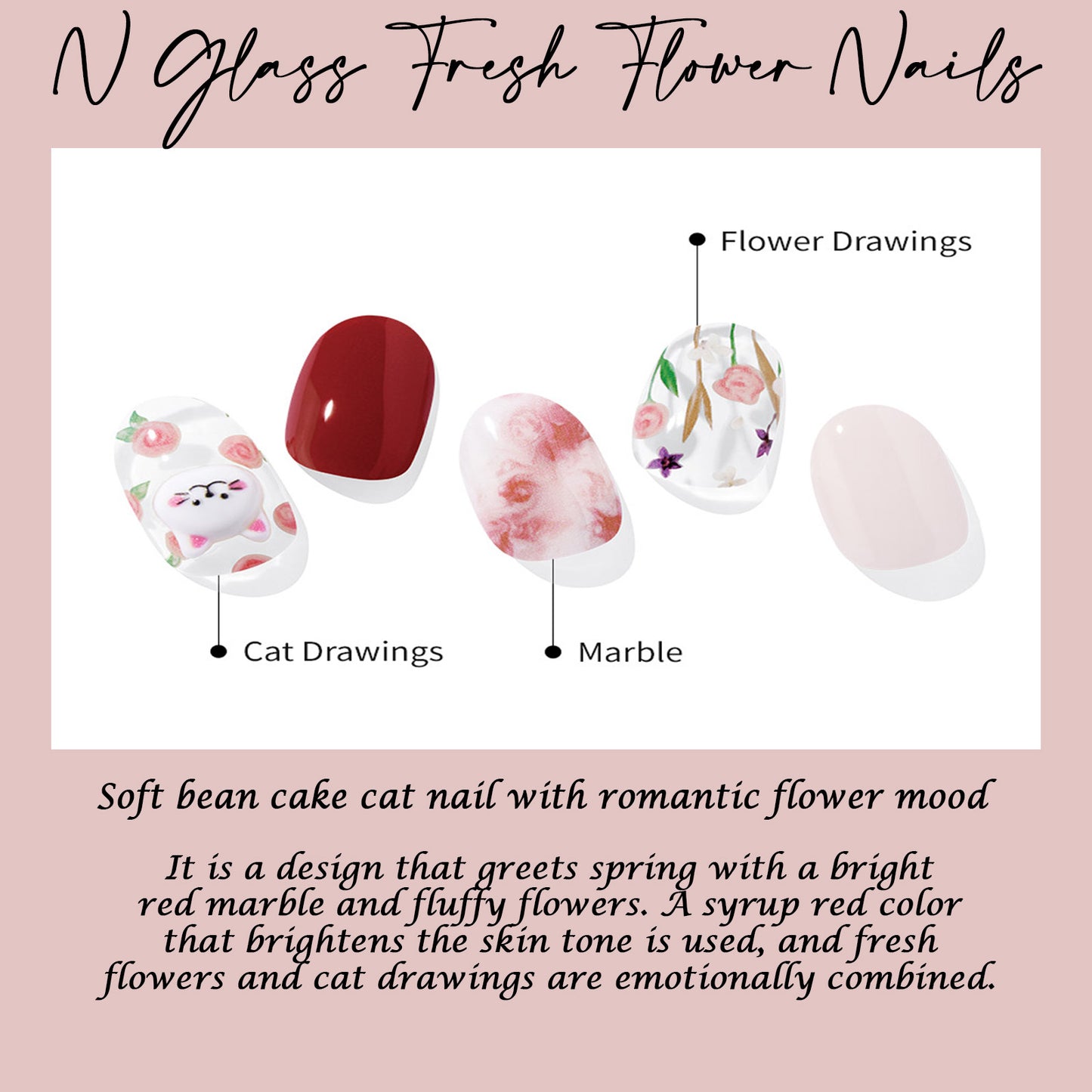 Ohora (N Glass Fresh Flower Nails)