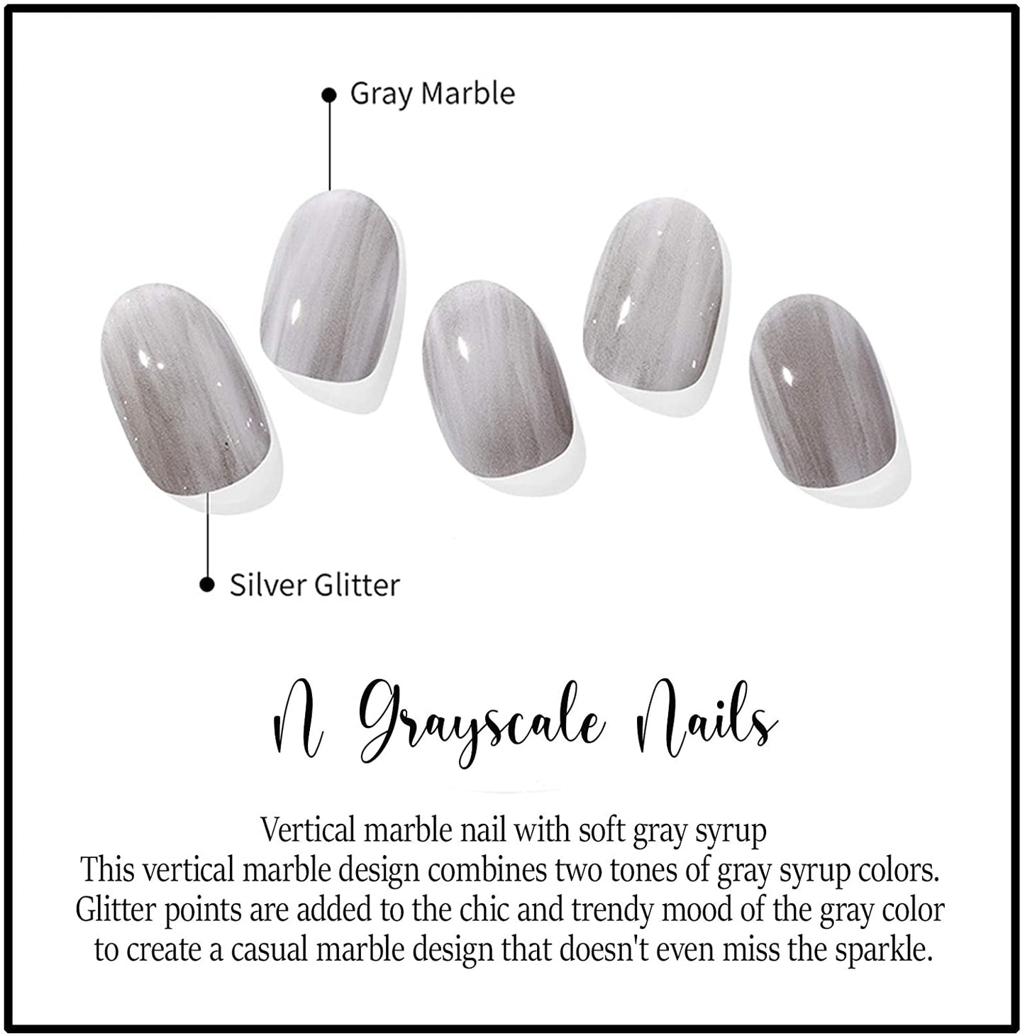 Ohora (N Grayscale Nail)