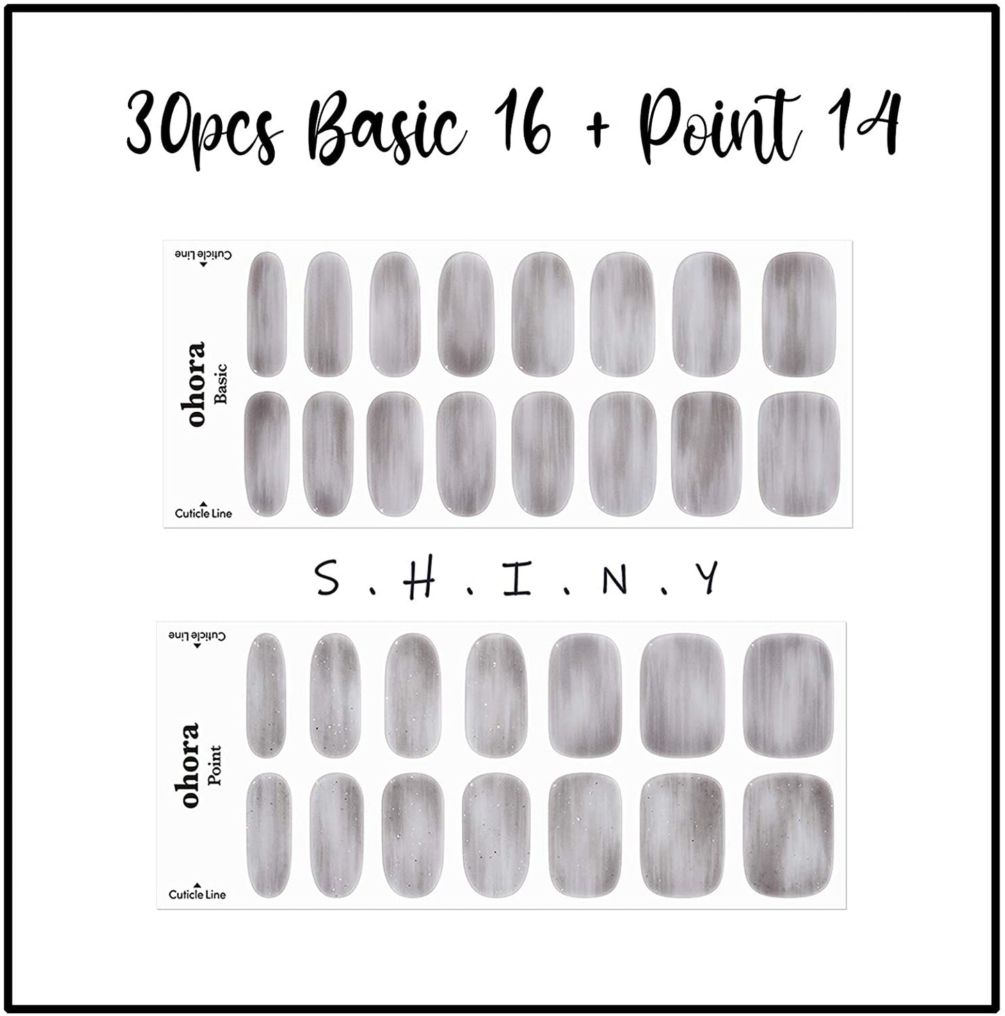 Ohora (N Grayscale Nail)