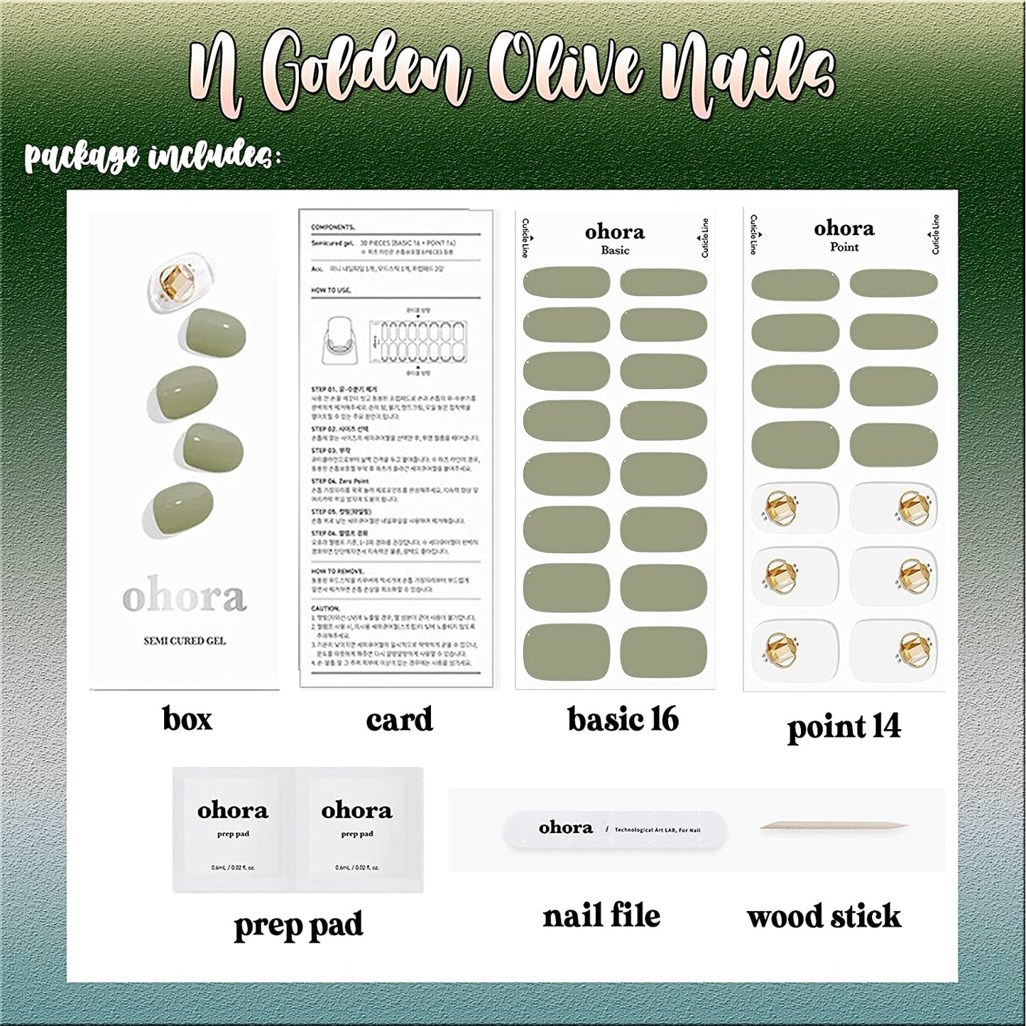 Ohora (N Golden Olive Nails)