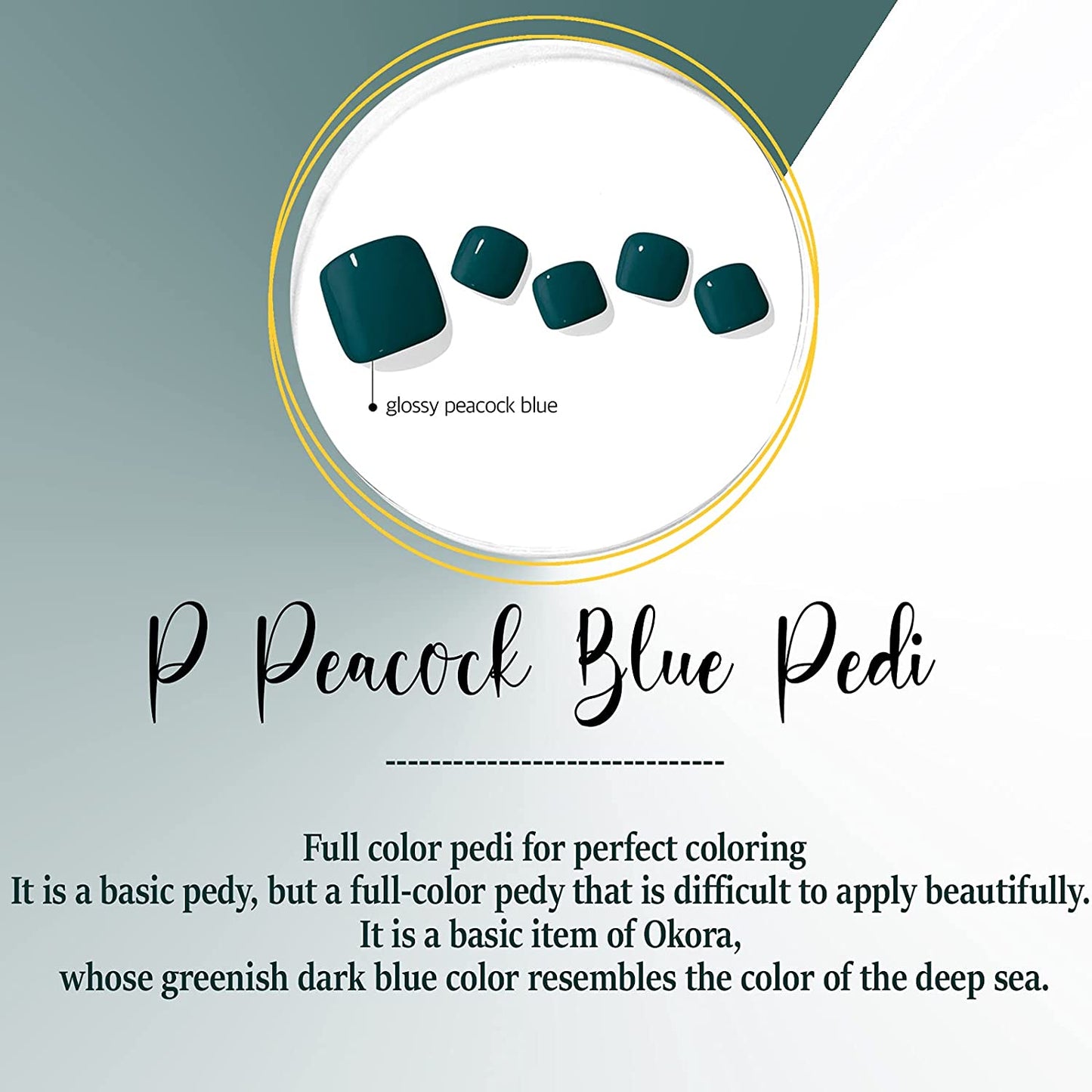 Ohora (P Peacock Blue Pedi)