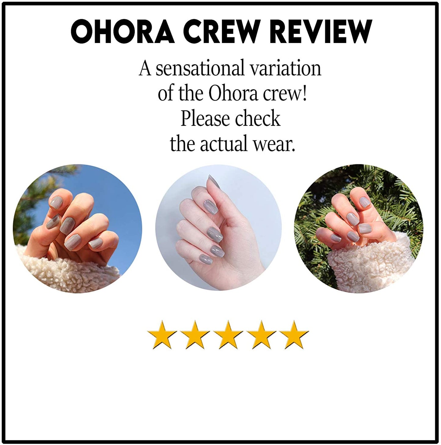 Ohora (N Grayscale Nail)