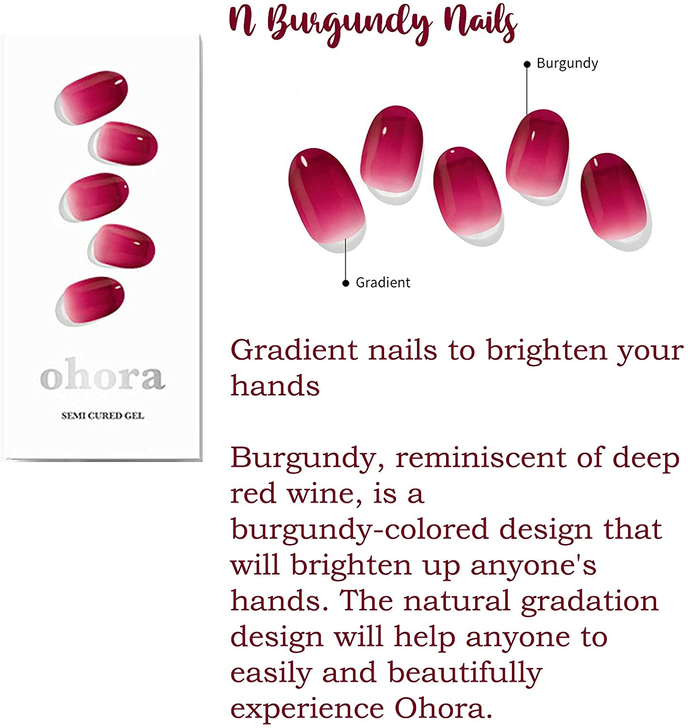 Ohora (N Burgundy Nails)