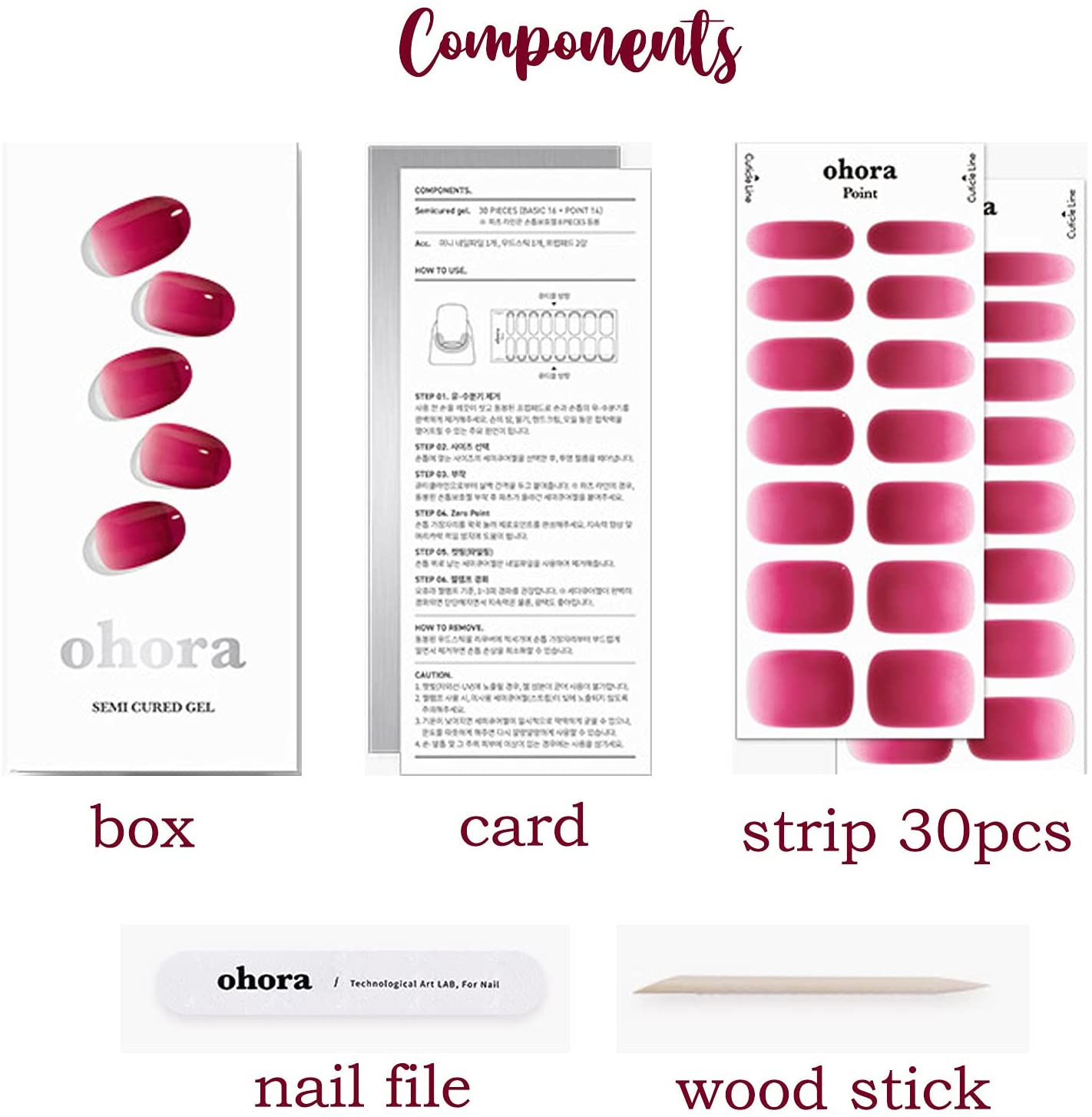 Ohora (N Burgundy Nails)