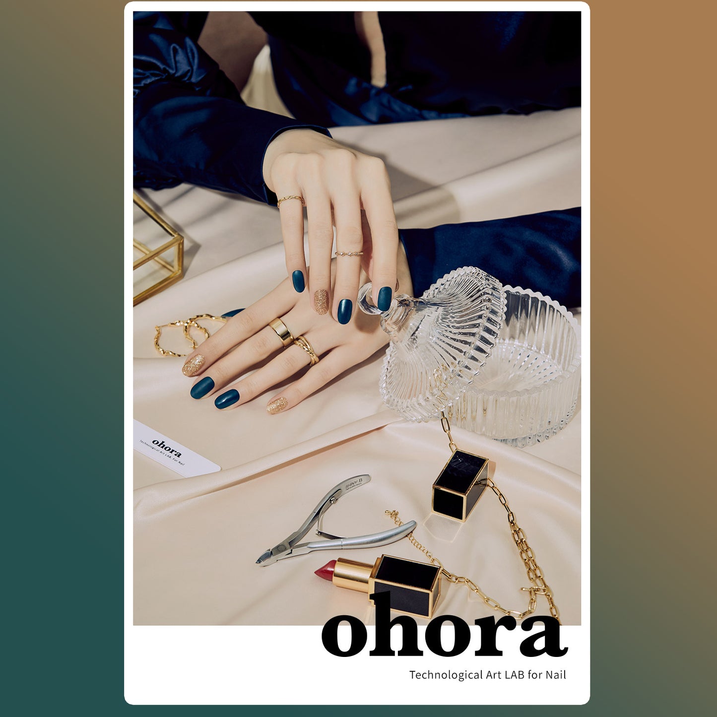 Ohora (N Cerulean Navy Nail)