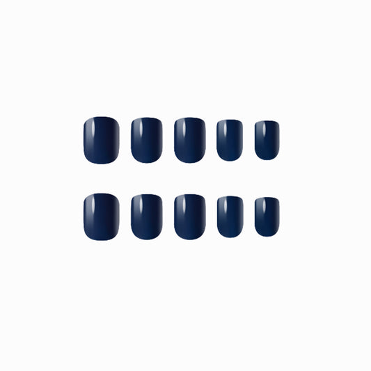 Muzmak (N Classic Navy Nail) 36pcs Nail Art Pattern Sticker Set Semicure Nail
