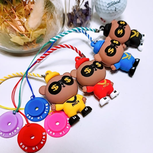 Pretentious Bear Golf Tee Hanger - Putter Keeper-Golf Tee Holder Putter Keeper - Golf Accessories - 4 Types