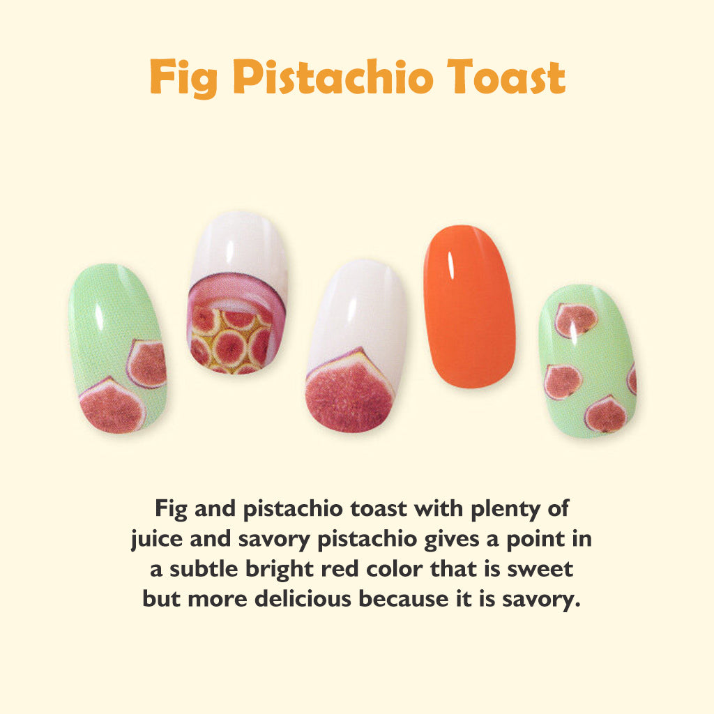 Wakemake (Fig Pistachio Toast) March Real Gel Nail [Non-bake Easy Fit] All to choose from