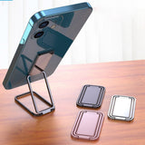Mobile Phone Grip Talk Holder Magnet Smart Talk Smart Ring Finger Ring Metal Silver, Metal Black, Rose Gold (Metal Silver)