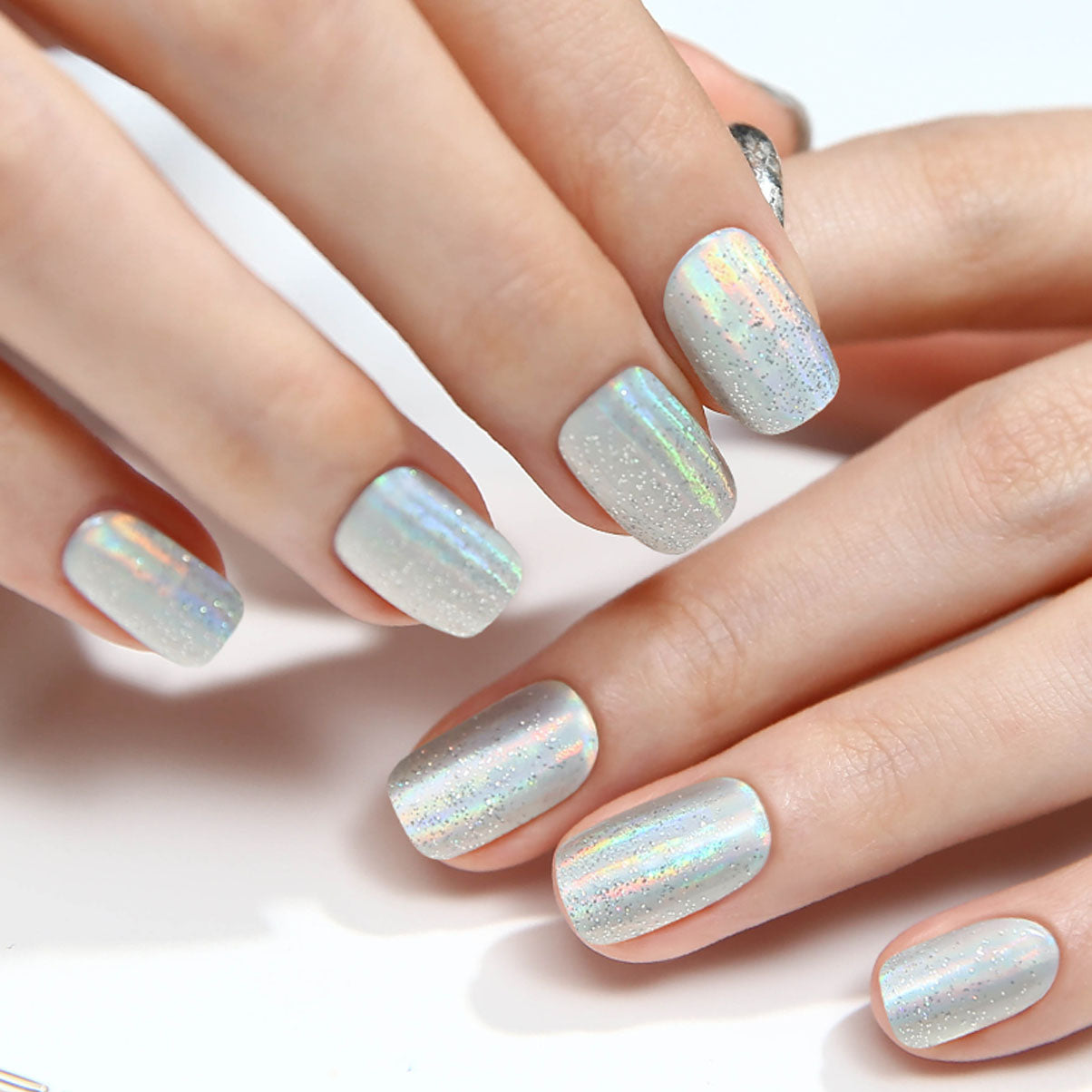 M'avenir (N Fiesta Silver Nails) 32pcs 18 Simple 14 Style Nail Art Pattern Sticker Set Semicure Nail